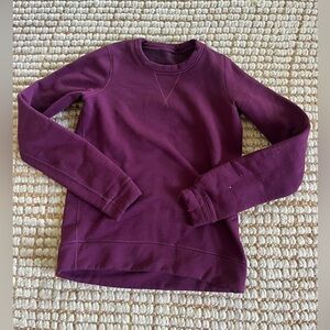 Lululemon Thick Purple Long Sleeve Sweatshirt